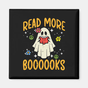 Imán Halloween Leer más libros Teacher de disfraces ret