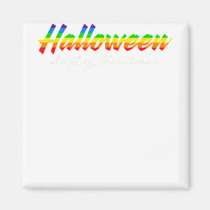 Imán Halloween LGBT es Navidad gay