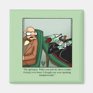 Imán Halloween Magnet con humor drástico divertidísimo