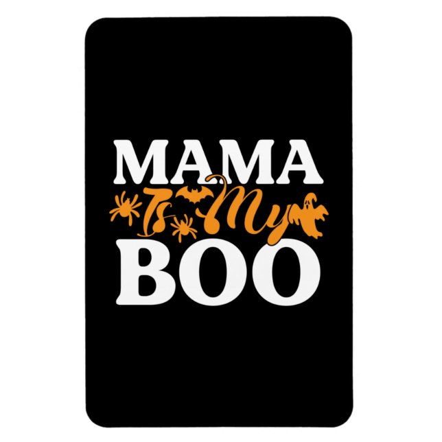 Imán Halloween Mamá es mi cumpleaños (Vertical)