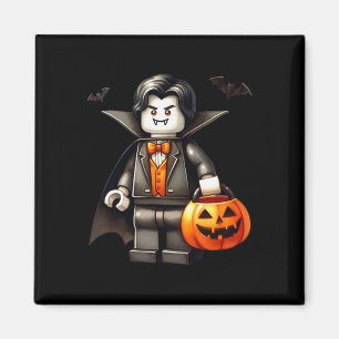 Imán Halloween Master Builder Vampiros Niños Edificio B
