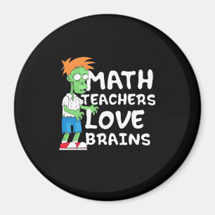 Imán Halloween Math Teacher Love