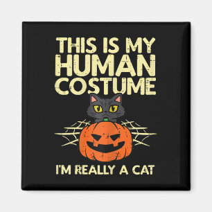 Imán Halloween Mi Traje Humano Soy Una Mujer De Disfrac