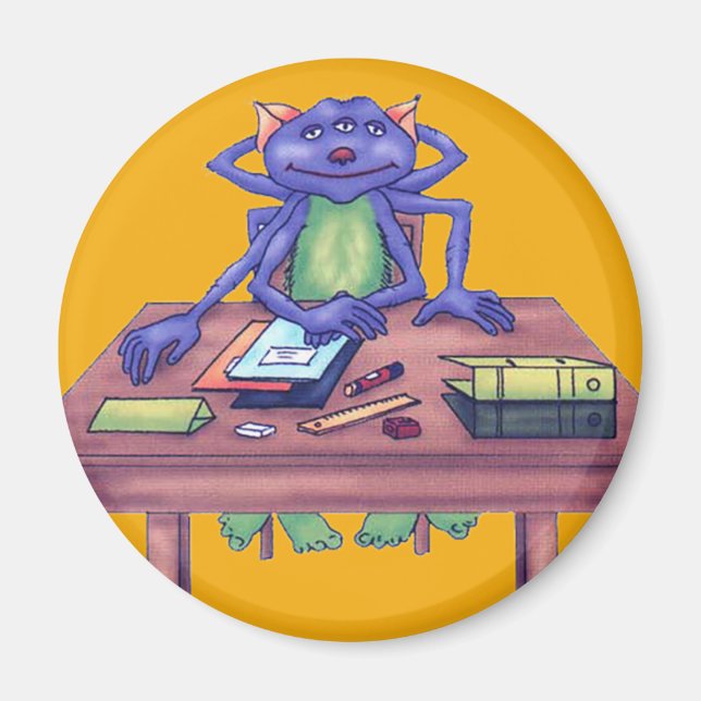 Imán Halloween Monster-Director (Frente)