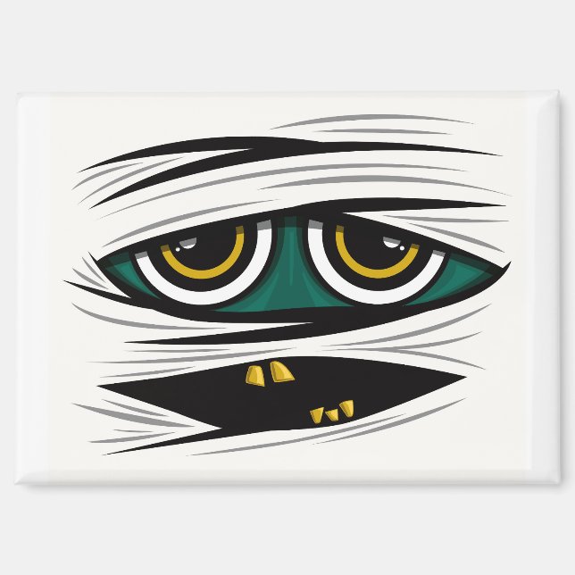 Imán Halloween Mummy (Anverso)