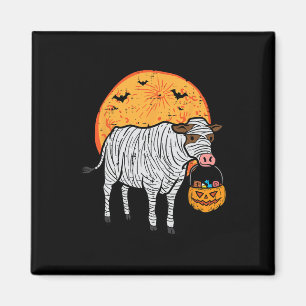 Imán Halloween Mummy Cow Trick Trick Trick Treme Farm C