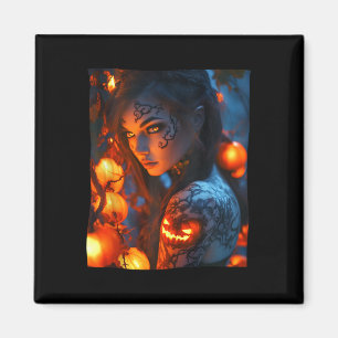 Imán Halloween Mystic Witch GIGHT Pumpkin