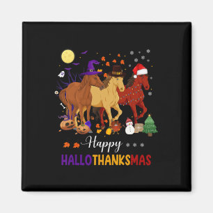 Imán Halloween Navidades del Día de Acción de Gracias F