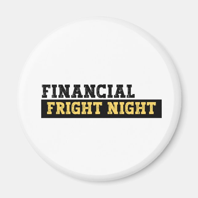 Imán Halloween - Noche financiera de escarnio (Frente)