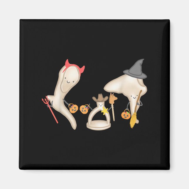 Imán Halloween Ossicle Audiology Audiologist Student En (Frente)