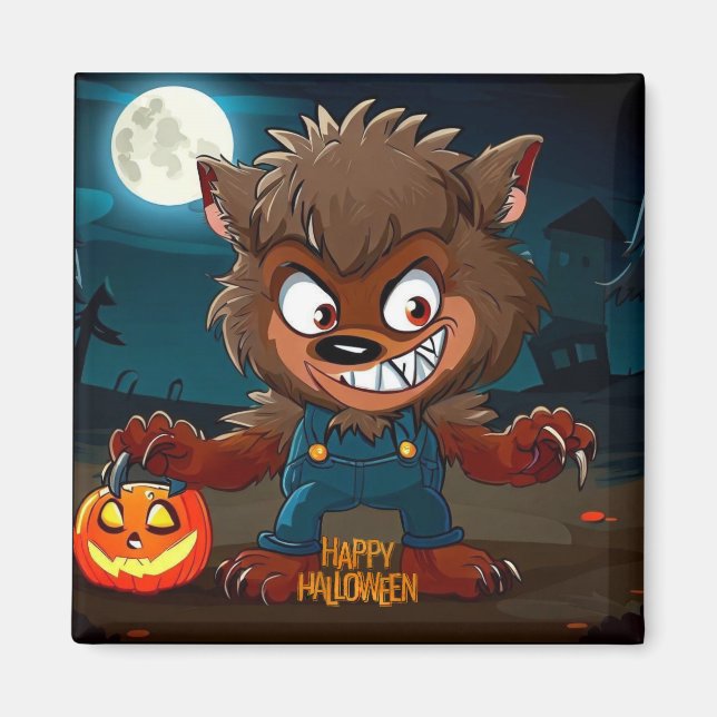 Imán Halloween/otoño/otoño/otoño/otoño/personalizado (Frente)