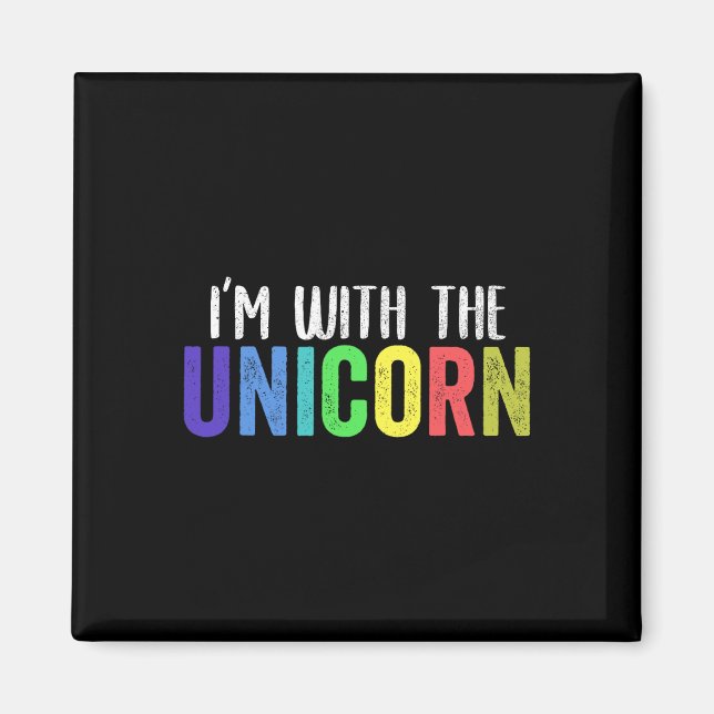 Imán Halloween Padre Hija Ropa de Adultos Estoy con T (Frente)