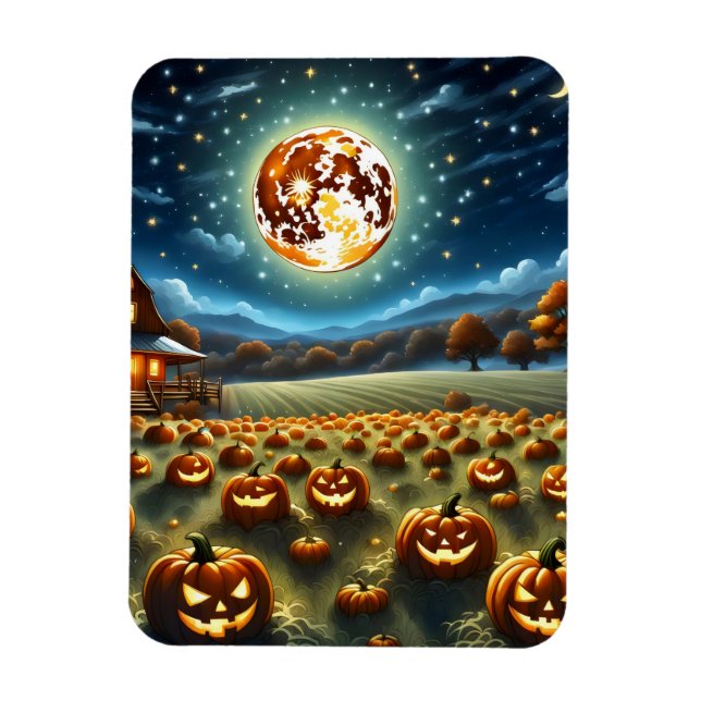 Imán Halloween Paisaje (Vertical)