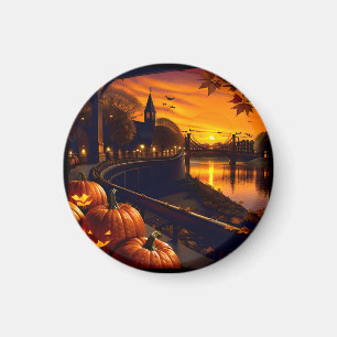 Imán Halloween Paisaje Dos