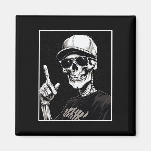 Imán Halloween Para Mujeres Nunca Mejor Skelett Skull H