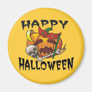 Imán Halloween Party Pumpkin Magnet