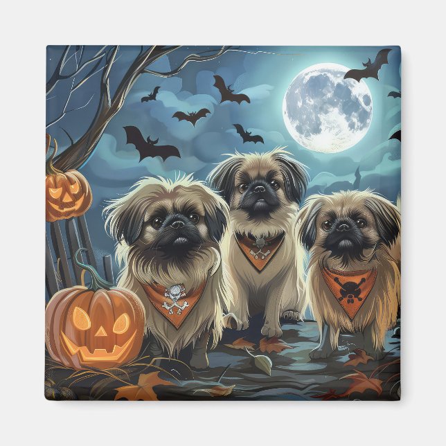 Imán Halloween Pekingese Spooki (Frente)