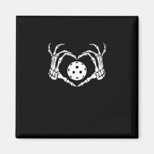 Imán Halloween Pickle Skeleton Heart Hands