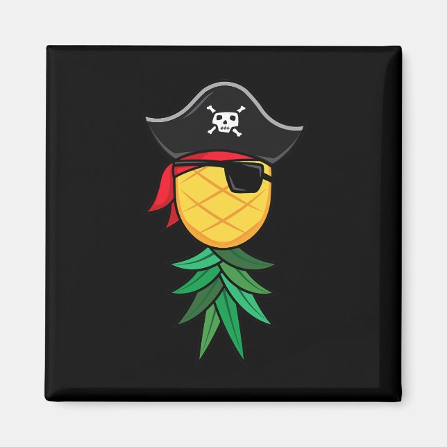 Imán Halloween Pirate Upside Down Pineapple Swingers Li (Frente)