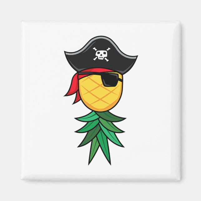 Imán Halloween Pirate Upside Down Pineapple Swingers Li (Frente)