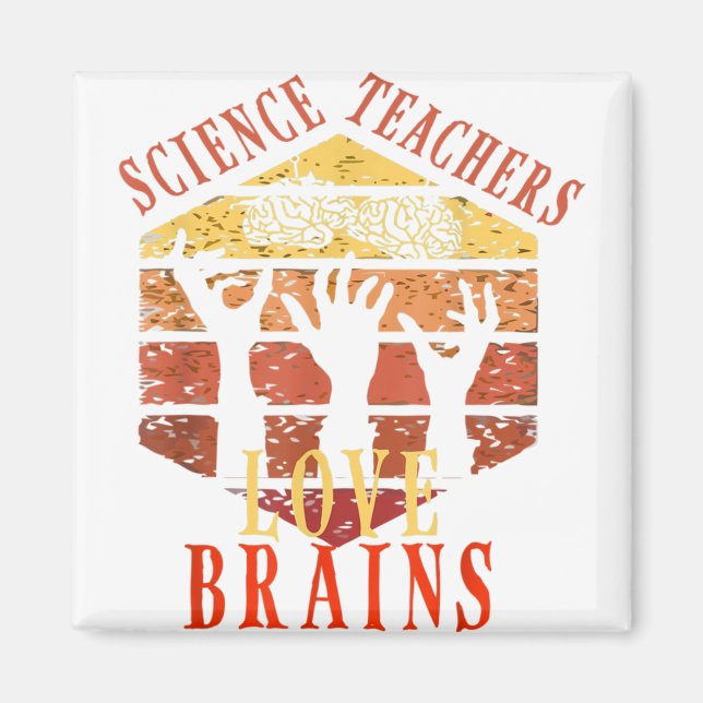 Imán Halloween, profesor gracioso no me puede asustar (Frente)