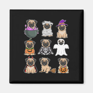 Imán Halloween Pug Costume Spookme Ghost Pumpkin Pug Ha