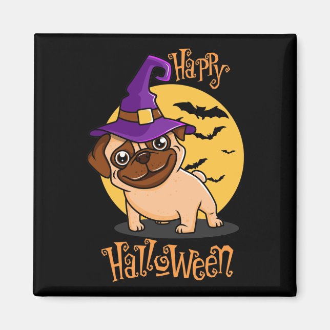 Imán Halloween Puggy Magnet (Frente)