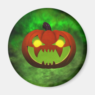 Imán Halloween-Pumpkin malvado espeluznante
