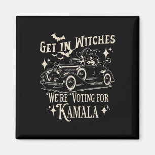 Imán Halloween retro 1692 entrar en brujas Estamos vota