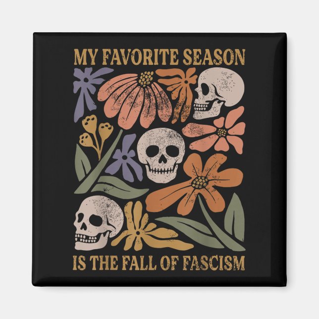 Imán Halloween Retro My Favorite Season Is The Fall Of  (Frente)