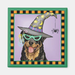 Imán Halloween Rottweiler