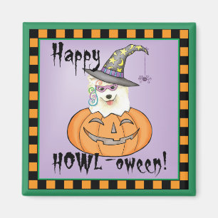 Imán Halloween Samoyed
