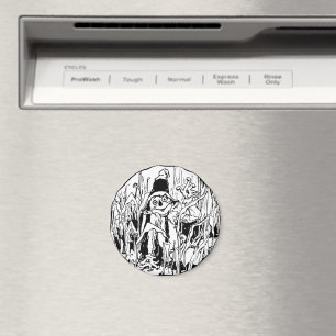 Imán Halloween Scarecrow Magnet
