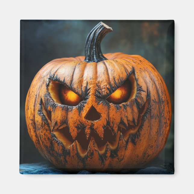 Imán Halloween Scary Pumpkin Magnet (Frente)
