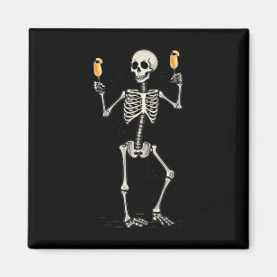 Imán Halloween Skeleton Bebe Peach Bellini Tail
