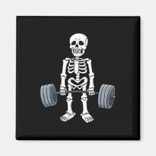 Imán Halloween Skeleton Deadrising Fun Fitness Weightli