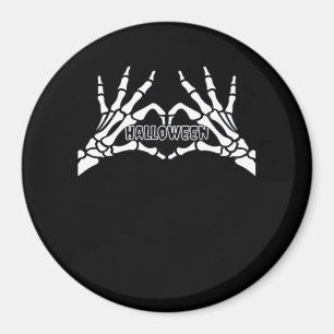 Imán Halloween - Skeleton Hands Heart