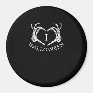 Imán Halloween Skeleton Heart Fall