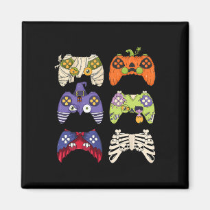 Imán Halloween Skeleton Zombie Gaming Controllers Mummy
