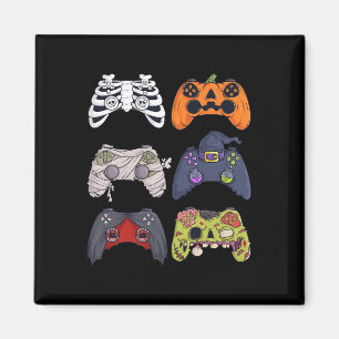 Imán Halloween Skeleton Zombie Gaming Controllers Mummy
