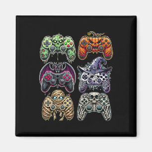 Imán Halloween Skeleton Zombie Mummy Gaming Controllers