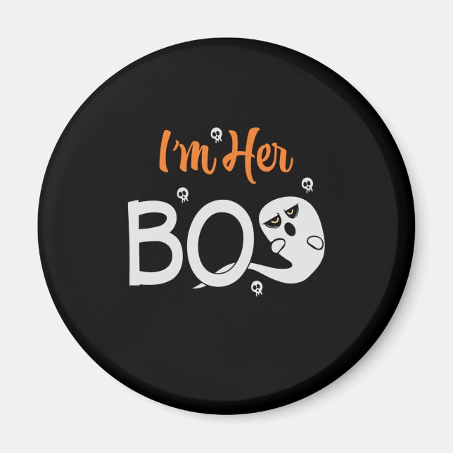 Imán Halloween Soy su cumpleaños (Frente)