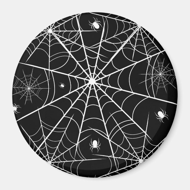 Imán Halloween Spider Web (Frente)