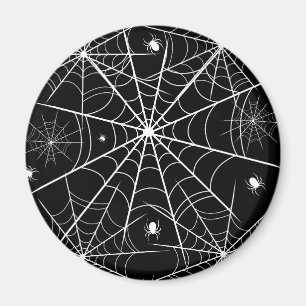 Imán Halloween Spider Web