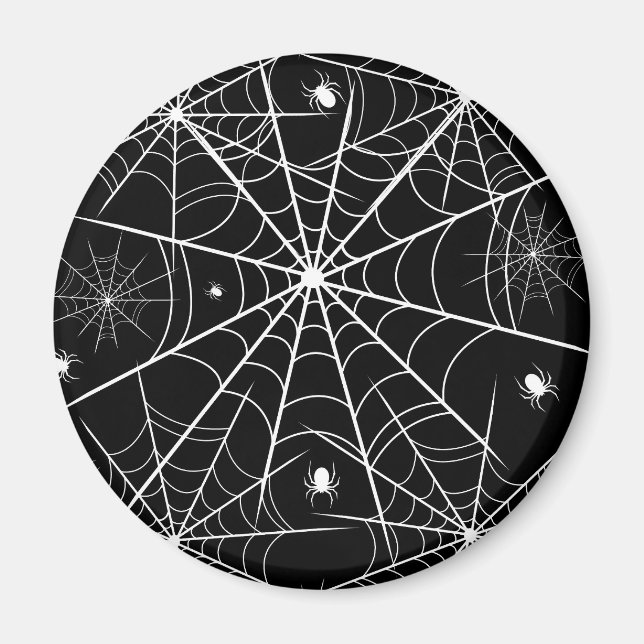 Imán Halloween Spider Web (Frente)