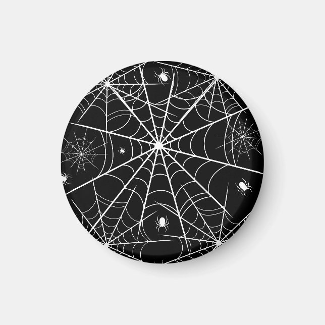 Imán Halloween Spider Web (Frente)