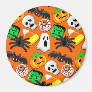 Imán Halloween Spooky Candies Fiesta