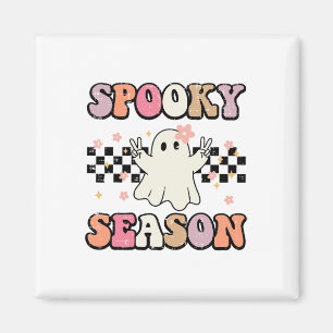 Imán Halloween Spooky Season Ghost Peace Costuve Mujere