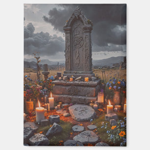 Imán Halloween Tombstone Magnet