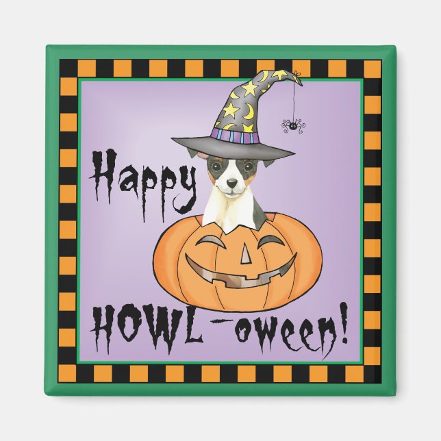 Imán Halloween Toy Fox Terrier Magnet (Frente)